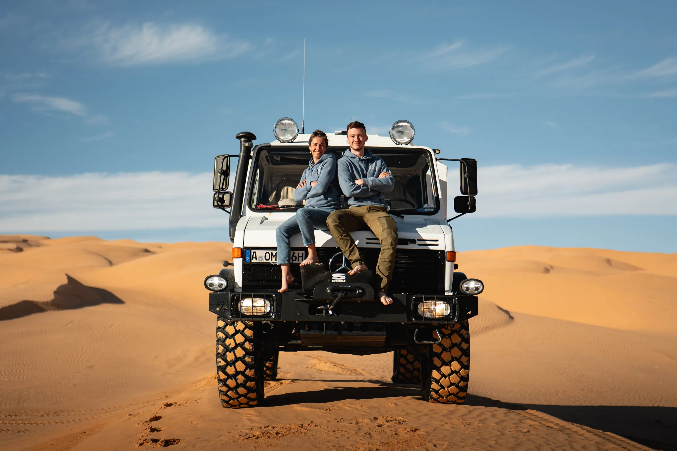Unimog in der Sahara